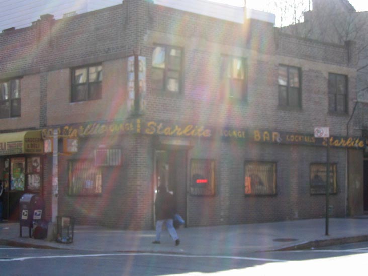Starlite Lounge, 1084 Bergen Street at Nostrand Avenue, Crown Heights, Brooklyn, March 7, 2004