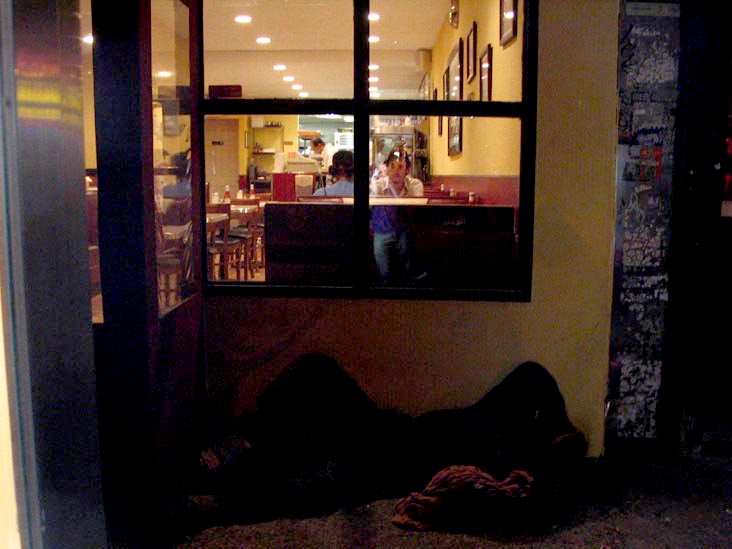 Ninth Avenue and 40th Street, SE Corner, Midtown Manhattan, September 15, 2005