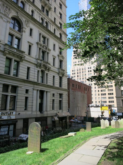 Cemetery, Trinity Church, Broadway at Wall Street, Lower Manhattan, July 2, 2016