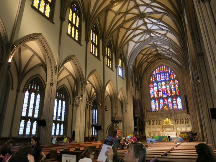 Trinity Church, Broadway at Wall Street, Lower Manhattan, July 2, 2016