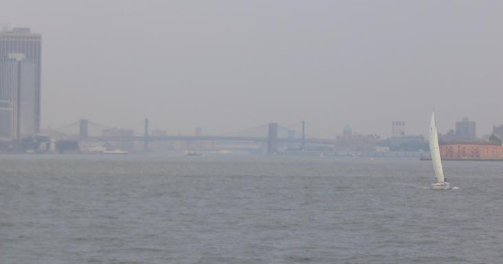 East River Bridges From New York Harbor/Upper New York Bay