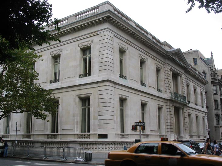 New York University Institute of Fine Arts James B. Duke House, 1 East 78th Street, Upper East Side, Manhattan