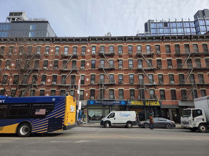 North Side of 125th Street Between Amsterdam Avenue and Morningside Avenue, Harlem, Manhattan, January 23, 2026