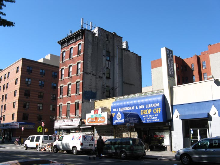 Avenue D and 6th Street, NW Corner, East Village, Manhattan