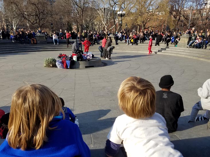 Tic and Tac, Washington Square Park, Greenwich Village, Manhattan, January 21, 2018