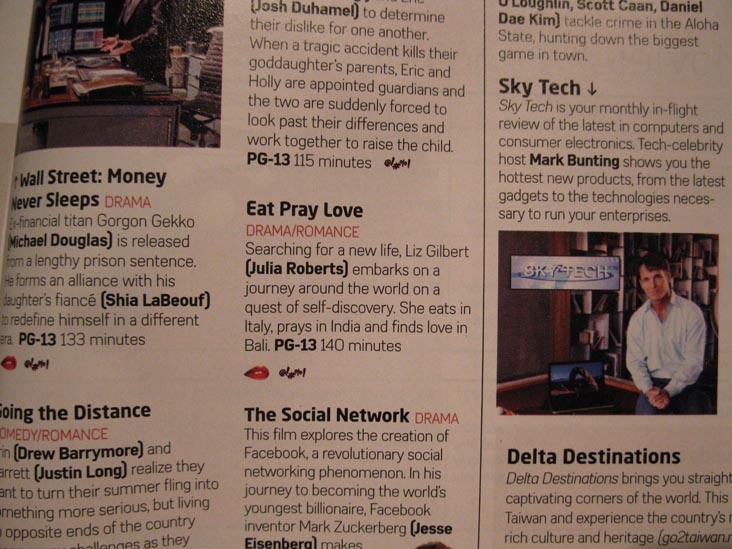 In-Flight Magazine, Delta 1447, February 5, 2011