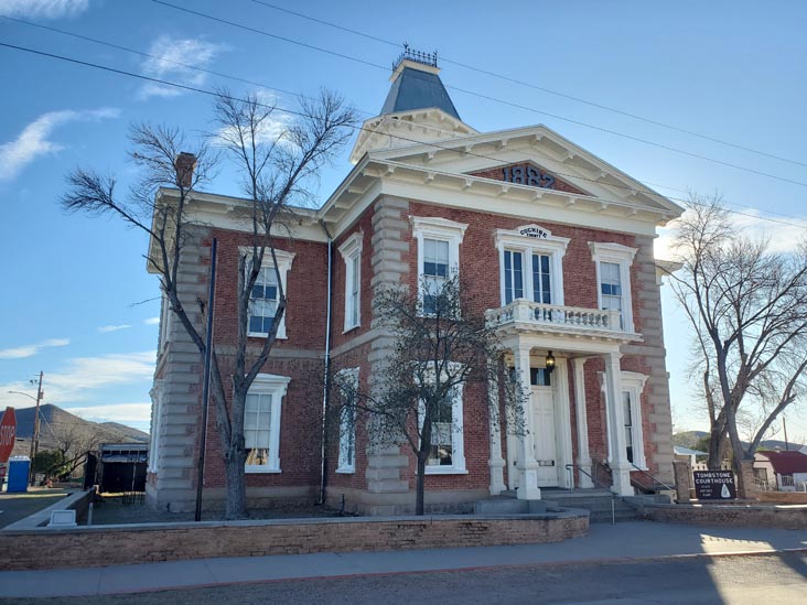 Tombstone Courthouse, South 3rd Street at East Toughnut Street, Tombstone, Arizona, February 20, 2024