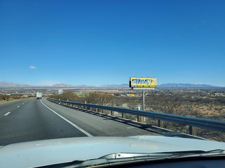 Interstate 10 Near Exit 322, Cochise County, Arizona, February 21, 2024