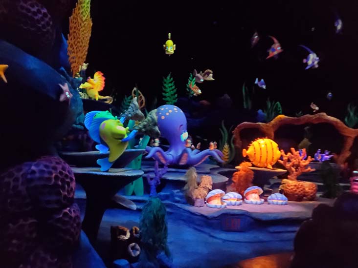 The Little Mermaid-Ariel's Undersea Adventure, Paradise Gardens Park, Disney California Adventure, Anaheim, California, August 9, 2023