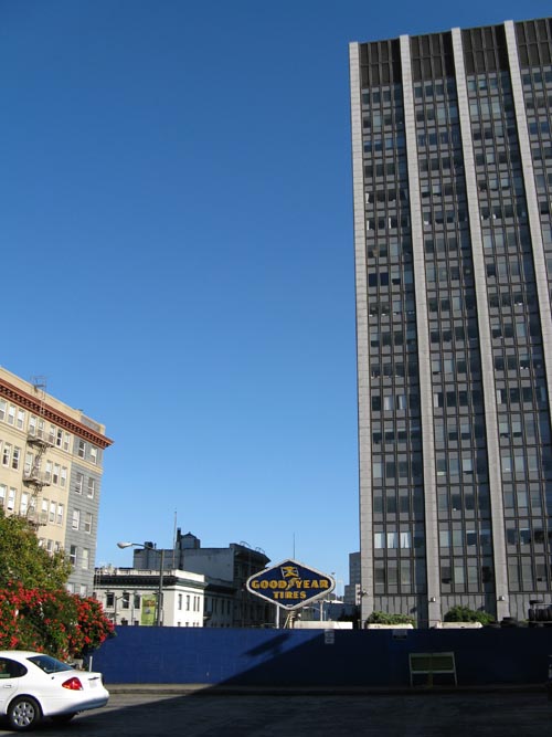 Parking Lot, Phoenix Hotel, 601 Eddy Street, Tenderloin, San Francisco, California