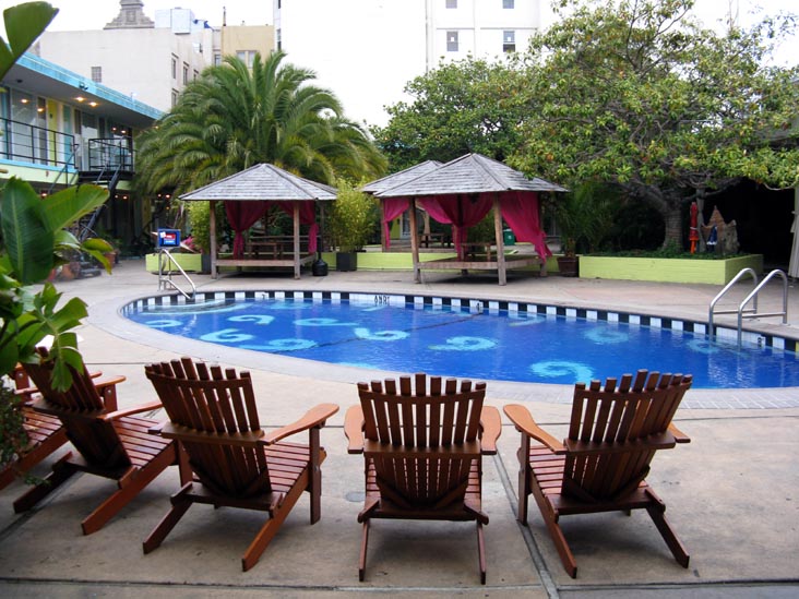 Pool, Phoenix Hotel, 601 Eddy Street, Tenderloin, San Francisco, California