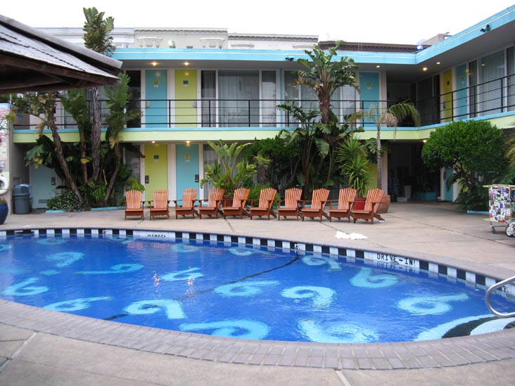 Pool, Phoenix Hotel, 601 Eddy Street, Tenderloin, San Francisco, California