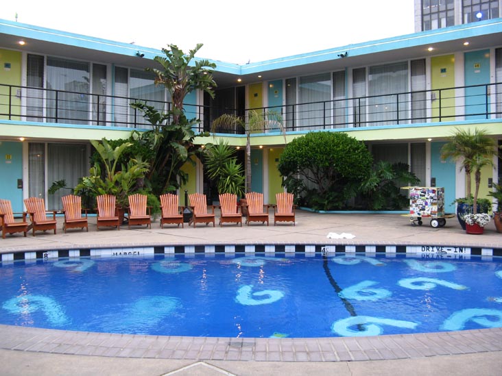 Pool, Phoenix Hotel, 601 Eddy Street, Tenderloin, San Francisco, California