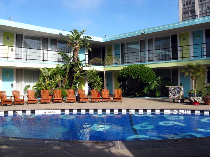 Pool, Phoenix Hotel, 601 Eddy Street, Tenderloin, San Francisco, California