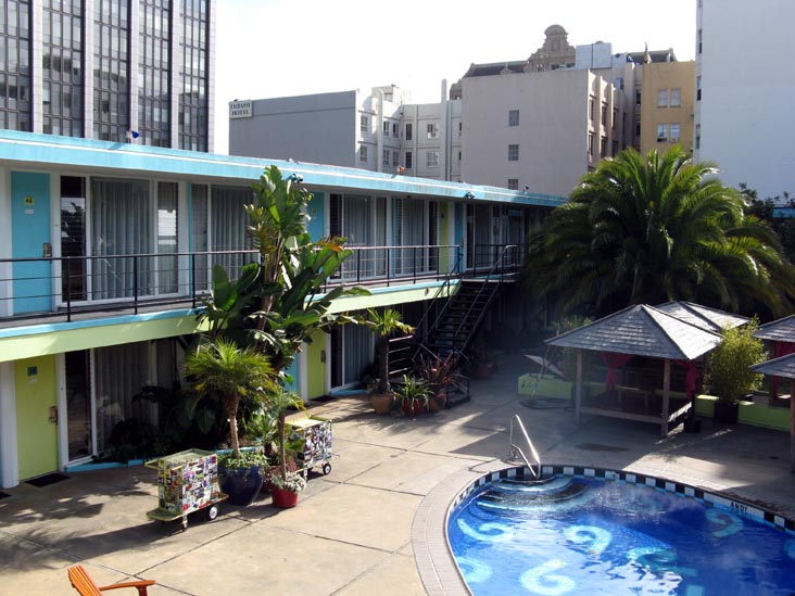 Pool, Phoenix Hotel, 601 Eddy Street, Tenderloin, San Francisco, California