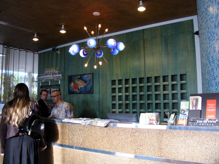 Front Desk, Phoenix Hotel, 601 Eddy Street, Tenderloin, San Francisco, California