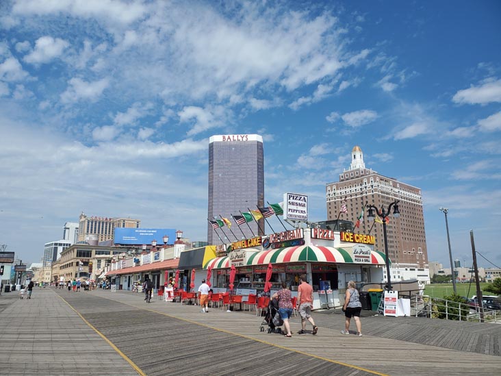 Bally's Atlantic City From Atlantic City Boardwalk at MLK, Jr. Boulevard, Atlantic City, New Jersey, July 11, 2020