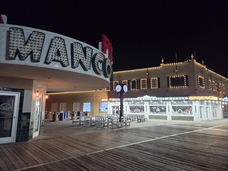 Ocean City Boardwalk at 9th Street, Ocean City, New Jersey, December 25, 2025