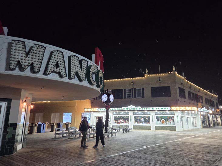 Ocean City Boardwalk at 9th Street, Ocean City, New Jersey, December 27, 2025