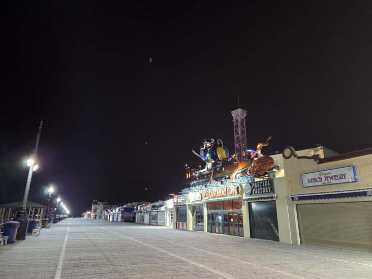 Ocean City Boardwalk Near 10th Street, Ocean City, New Jersey, December 27, 2025
