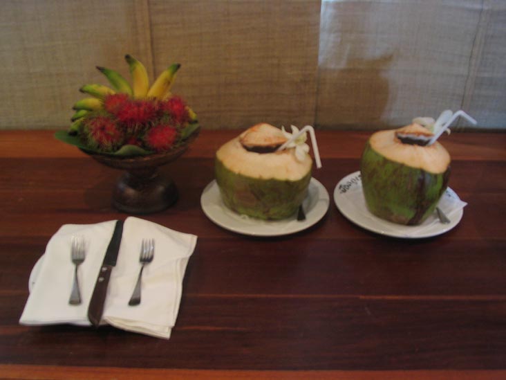 Rambutan, Coconut Juice, Muang Kulaypan Hotel, Ko Samui, Thailand