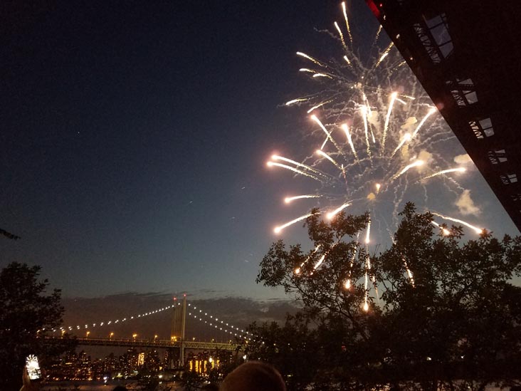 Fireworks, Astoria Park, Astoria, Queens, June 30, 2016