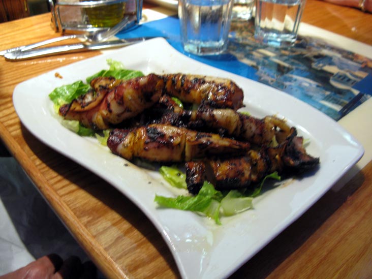 Grilled Squid, Taverna Kyclades, 33-07 Ditmars Boulevard, Astoria, Queens