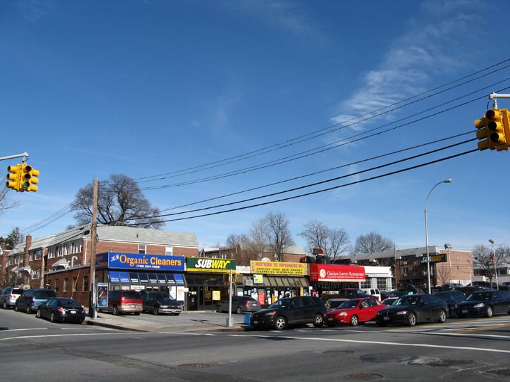 Northern Boulevard and 215th Street, NE Corner, Bayside, Queens