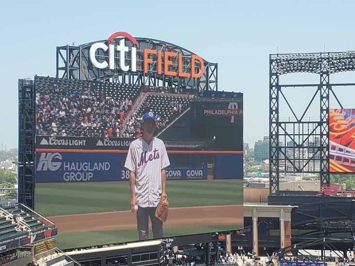 Ira Kaplan Ceremonial First Pitch, New York Mets vs. Philadelphia Phillies, Citi Field, Flushing Meadows Corona Park, Queens, June 1, 2023