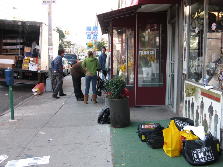 Film Shoot, E&I Deli & Grocery, 49-12 Vernon Boulevard, Hunters Point, Long Island City, Queens, October 11, 2009