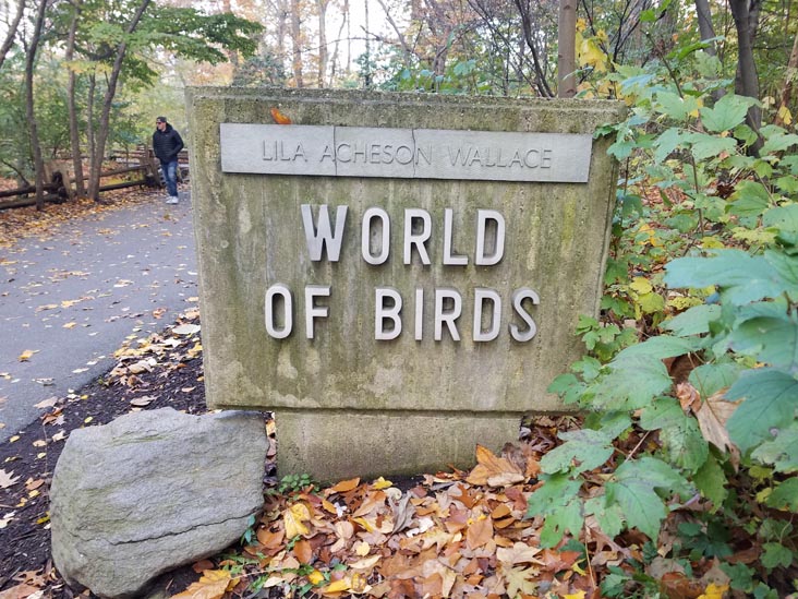 World of Birds Entrance, Bronx Zoo, The Bronx, November 10, 2018