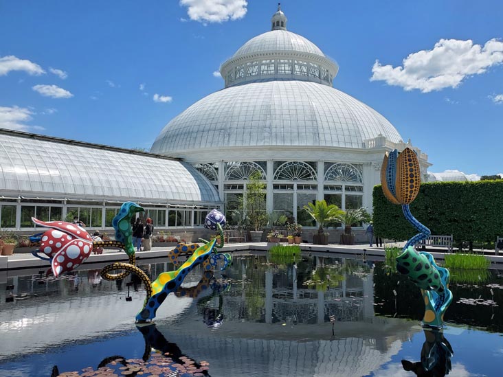 Hymn of Life-Tulips, Kusama: Cosmic Nature, New York Botanical Garden, Bronx Park, The Bronx, May 13, 2021