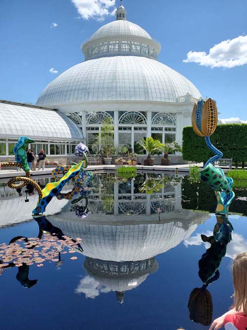 Hymn of Life-Tulips, Kusama: Cosmic Nature, New York Botanical Garden, Bronx Park, The Bronx, May 13, 2021