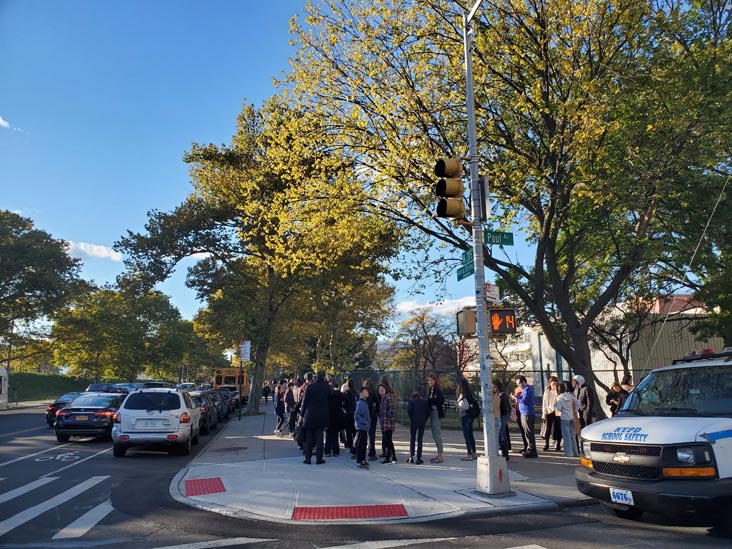 Paul Avenue and West 205th Street, Kingsbridge Heights, The Bronx, October 15, 2024