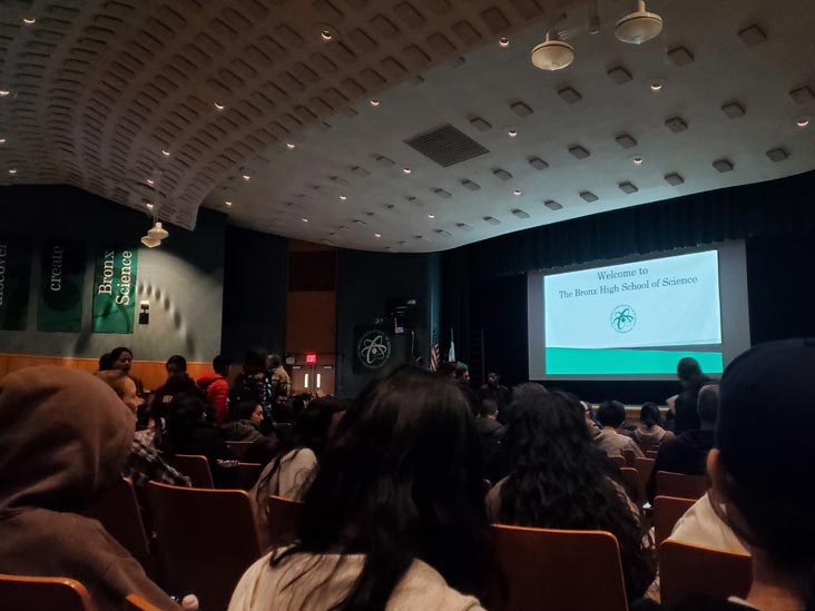 Auditorium, The Bronx High School of Science, The Bronx, October 15, 2024