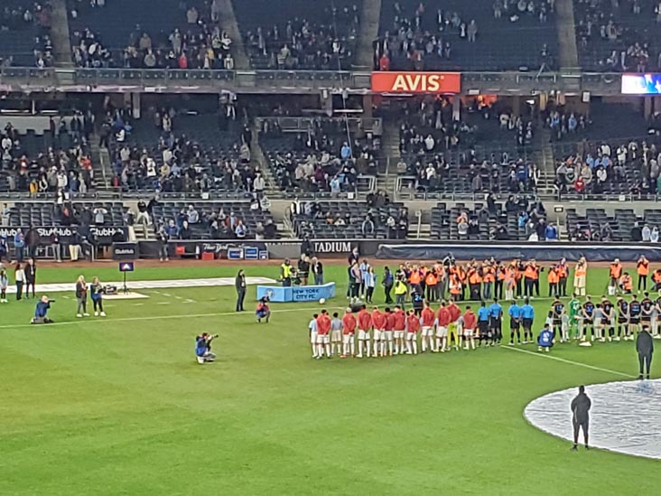 Pregame, NYCFC vs. Toronto FC, Yankee Stadium, The Bronx, March 16, 2024