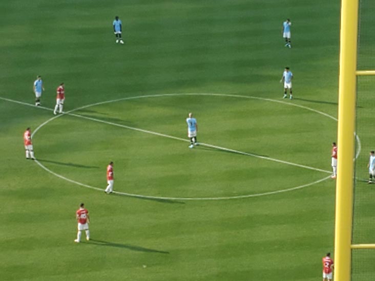 Kickoff, Manchester City vs. AC Milan, Yankee Stadium, The Bronx, July 27, 2024