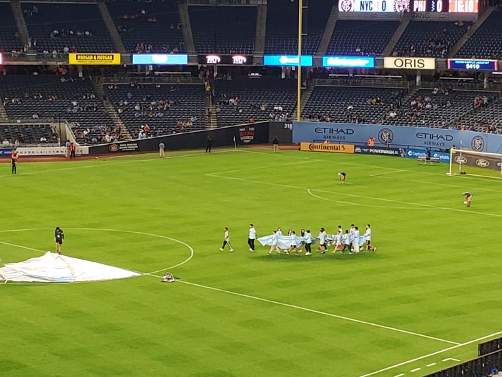 Pregame, NYCFC vs. Philadelphia Union, Yankee Stadium, The Bronx, September 18, 2024