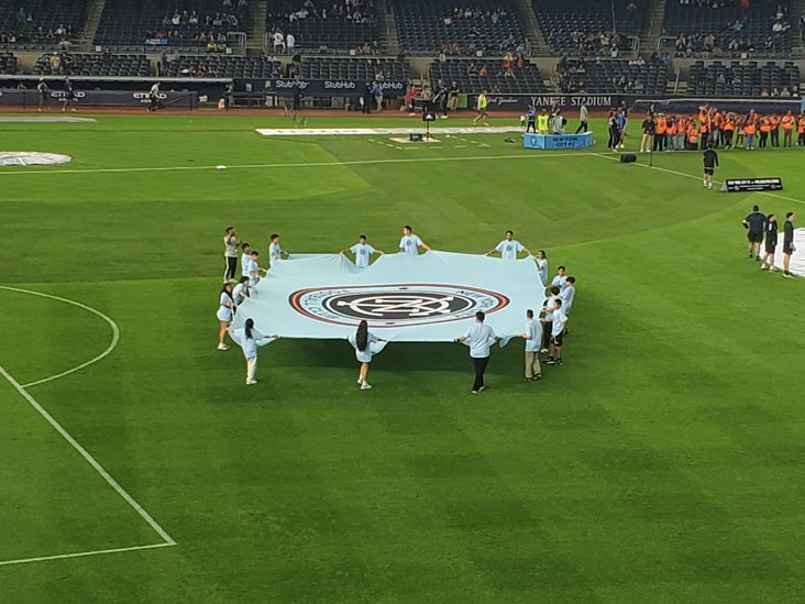 Pregame, NYCFC vs. Philadelphia Union, Yankee Stadium, The Bronx, September 18, 2024