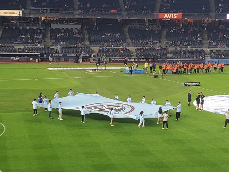 Pregame, NYCFC vs. Philadelphia Union, Yankee Stadium, The Bronx, September 18, 2024