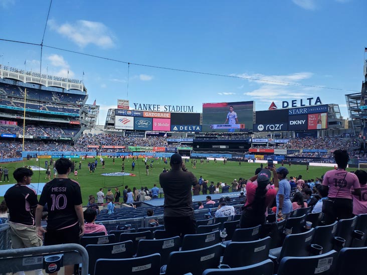 Pregame, NYCFC vs. Inter Miami CF, Yankee Stadium, The Bronx, September 21, 2024