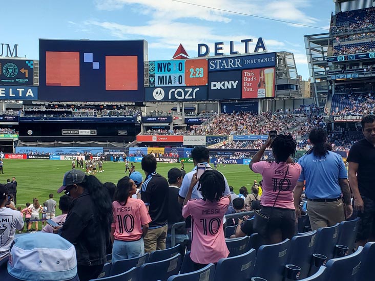 Pregame, NYCFC vs. Inter Miami CF, Yankee Stadium, The Bronx, September 21, 2024