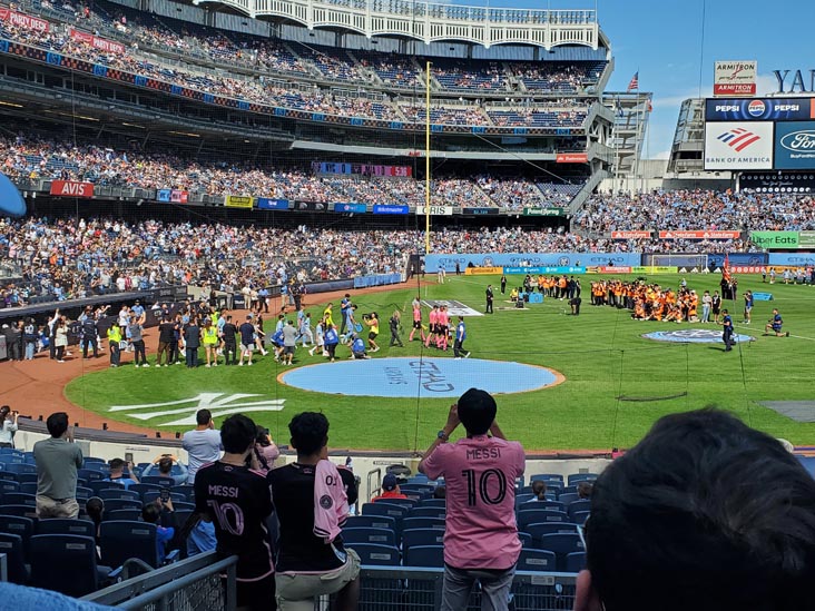 Pregame, NYCFC vs. Inter Miami CF, Yankee Stadium, The Bronx, September 21, 2024