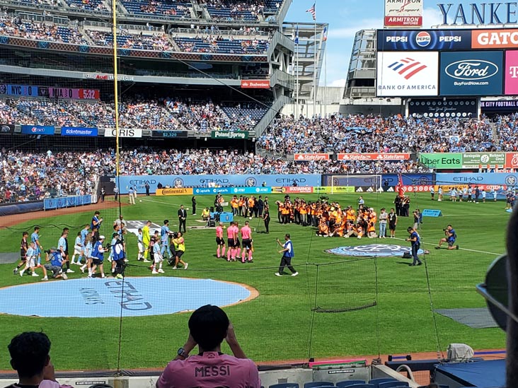 Pregame, NYCFC vs. Inter Miami CF, Yankee Stadium, The Bronx, September 21, 2024