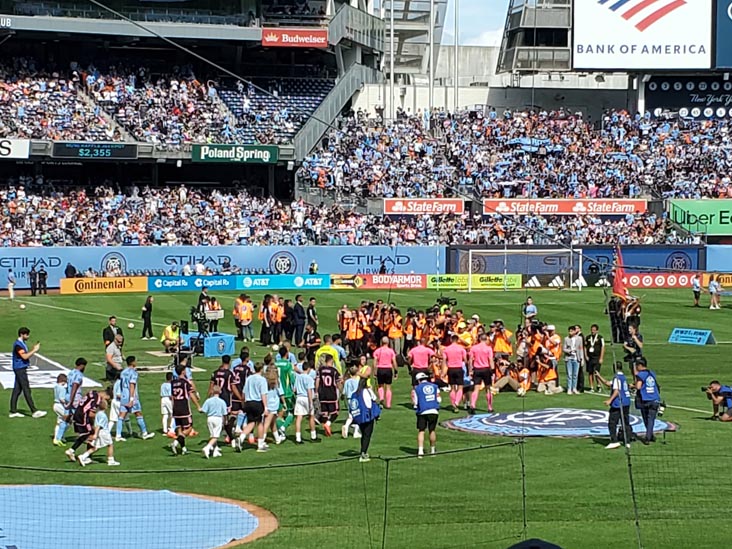 Pregame, NYCFC vs. Inter Miami CF, Yankee Stadium, The Bronx, September 21, 2024