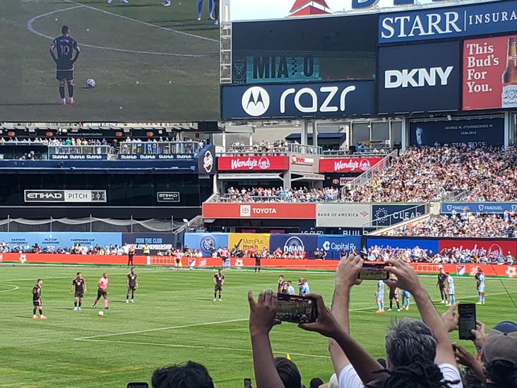 Lionel Messi Free Kick, NYCFC vs. Inter Miami CF, Yankee Stadium, The Bronx, September 21, 2024