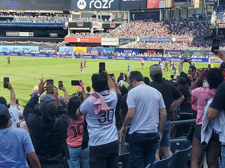 Lionel Messi Corner Kick, NYCFC vs. Inter Miami CF, Yankee Stadium, The Bronx, September 21, 2024