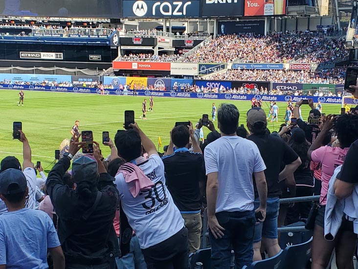 Lionel Messi Corner Kick, NYCFC vs. Inter Miami CF, Yankee Stadium, The Bronx, September 21, 2024