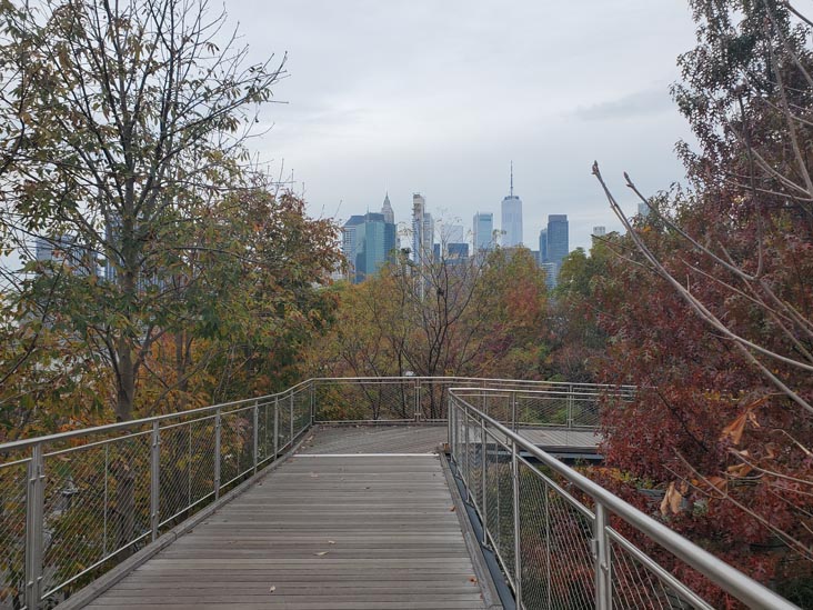 Squibb Park Bridge, Brooklyn Bridge Park, Brooklyn, November 7, 2023