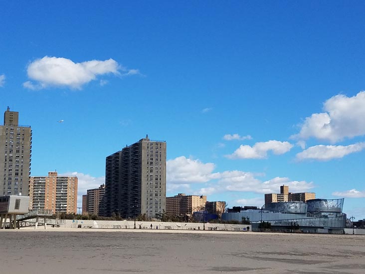 Beach, New York Aquarium, Coney Island, Brooklyn, March 16, 2019